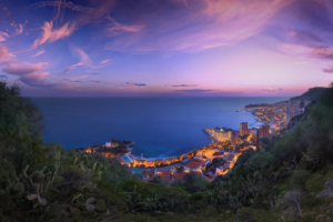 Monaco Purple Clouds Sunset579901880